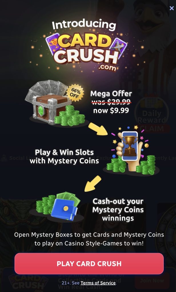 Spinblitz Card Crush Promo